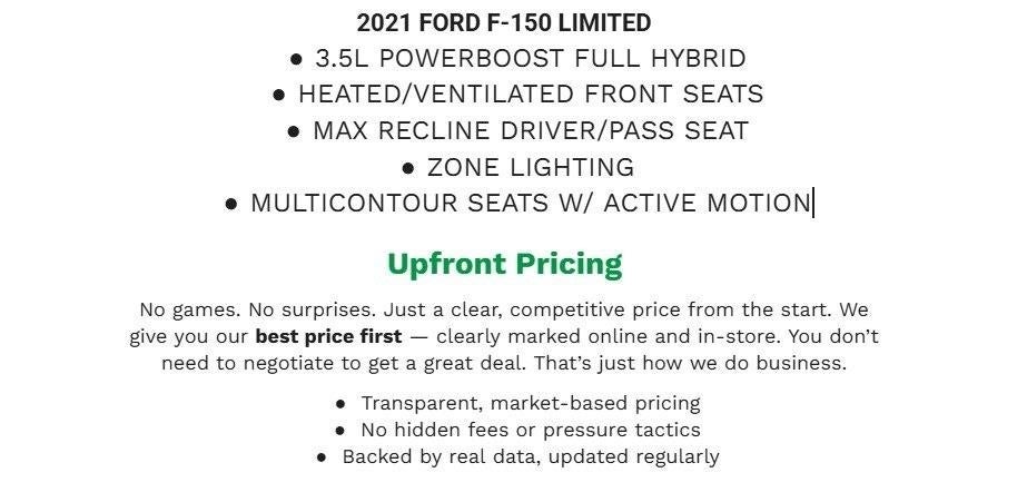 2021 Ford F-150 Limited