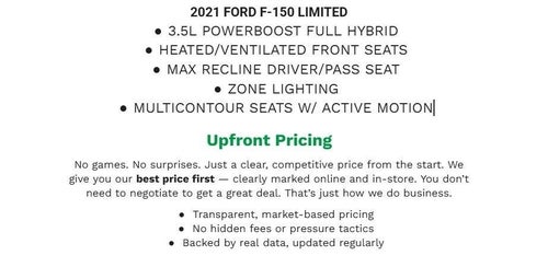 2021 Ford F-150 Limited