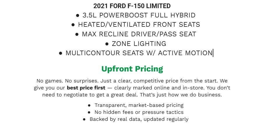 2021 Ford F-150 Limited