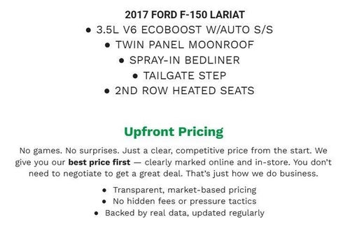 2017 Ford F-150 Lariat