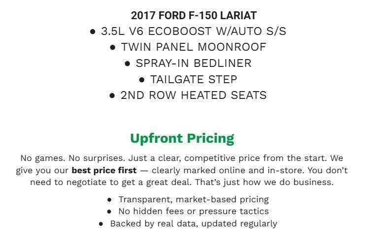 2017 Ford F-150 Lariat