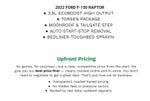 2022 Ford F-150 Raptor 4WD SuperCrew 5.5' Box