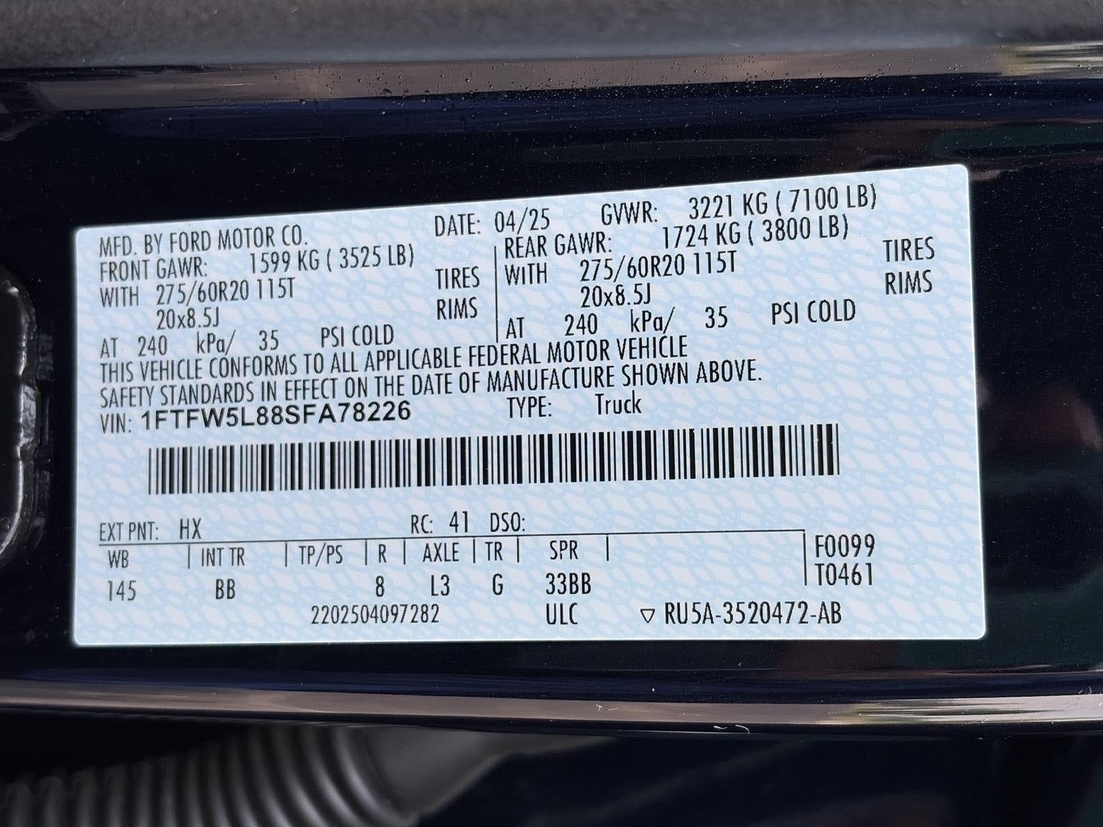 2025 Ford F-150 LARIAT
