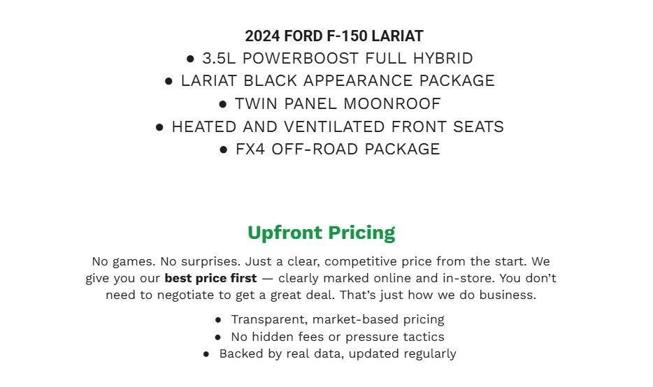 2024 Ford F-150 LARIAT