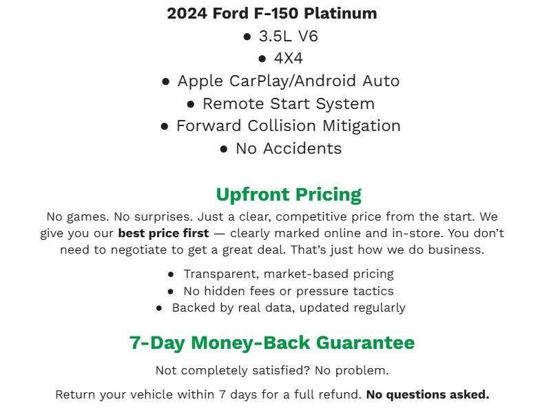 2024 Ford F-150 PLATINUM