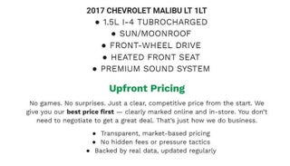 2017 Chevrolet Malibu LT 1LT