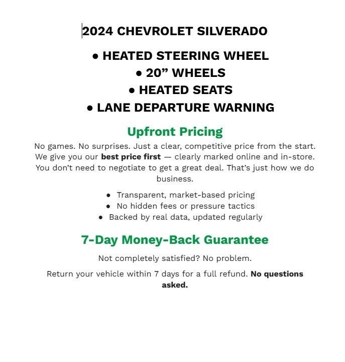 2024 Chevrolet Silverado 1500 LT