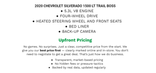2020 Chevrolet Silverado 1500 LT Trail Boss