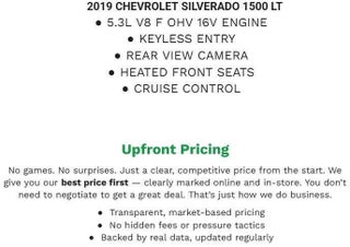 2019 Chevrolet Silverado 1500 4WD Double Cab 147 LT