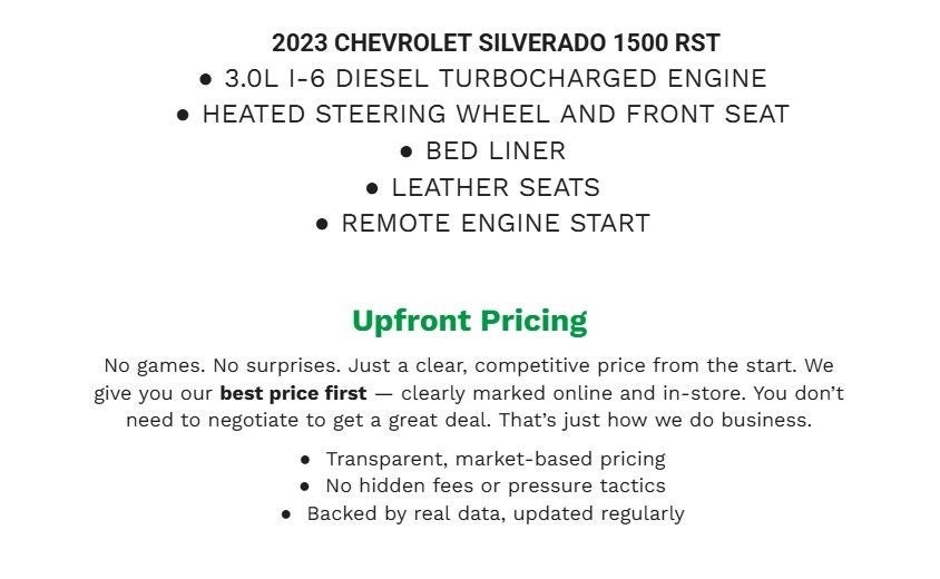 2023 Chevrolet Silverado 1500 RST