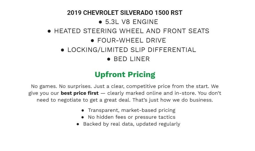 2019 Chevrolet Silverado 1500 RST