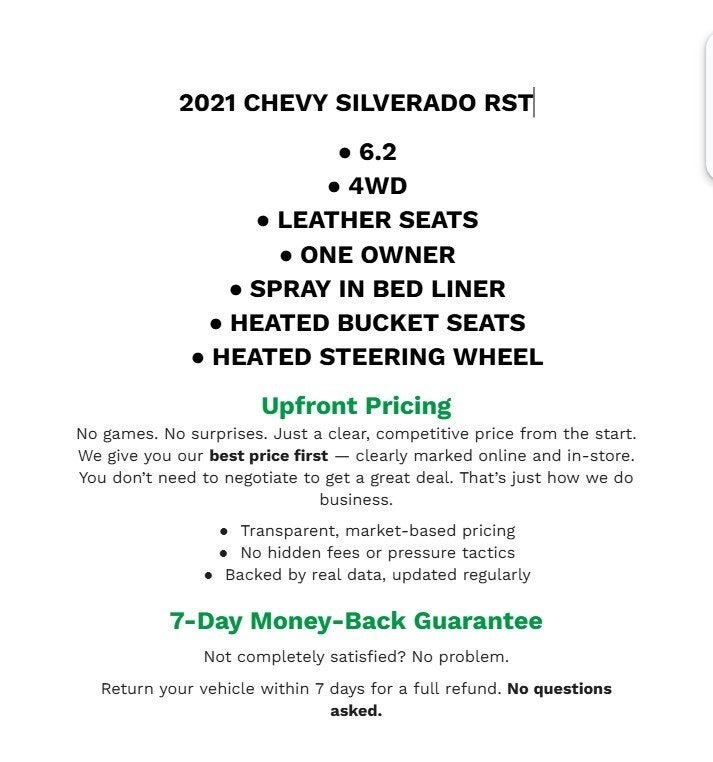 2021 Chevrolet Silverado 1500 RST