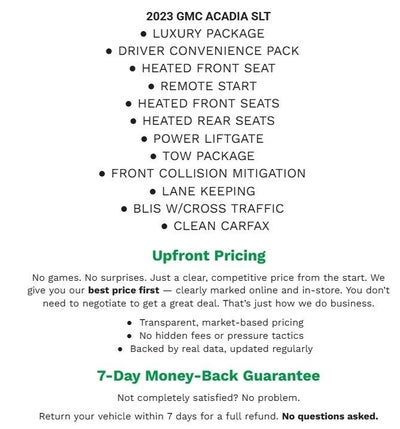 2023 GMC Acadia SLT