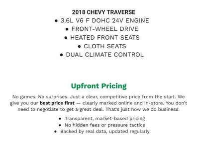 2018 Chevrolet Traverse FWD 4dr LT Cloth w/1LT