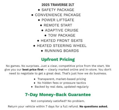 2025 Chevrolet Traverse LT 2LT