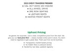 2023 Chevrolet Traverse AWD 4dr Premier