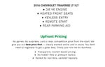 2016 Chevrolet Traverse FWD 4dr LT w/1LT