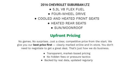 2016 Chevrolet Suburban LTZ