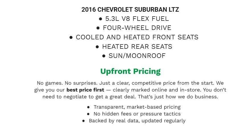 2016 Chevrolet Suburban LTZ