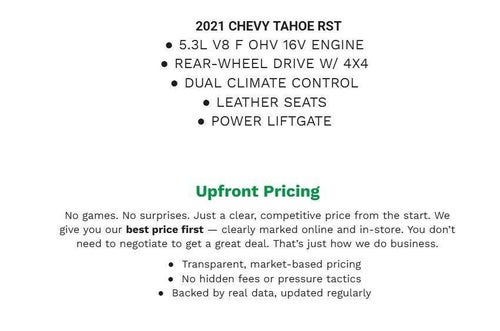 2021 Chevrolet Tahoe 4WD 4dr RST