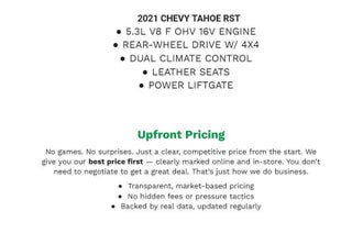 2021 Chevrolet Tahoe 4WD 4dr RST