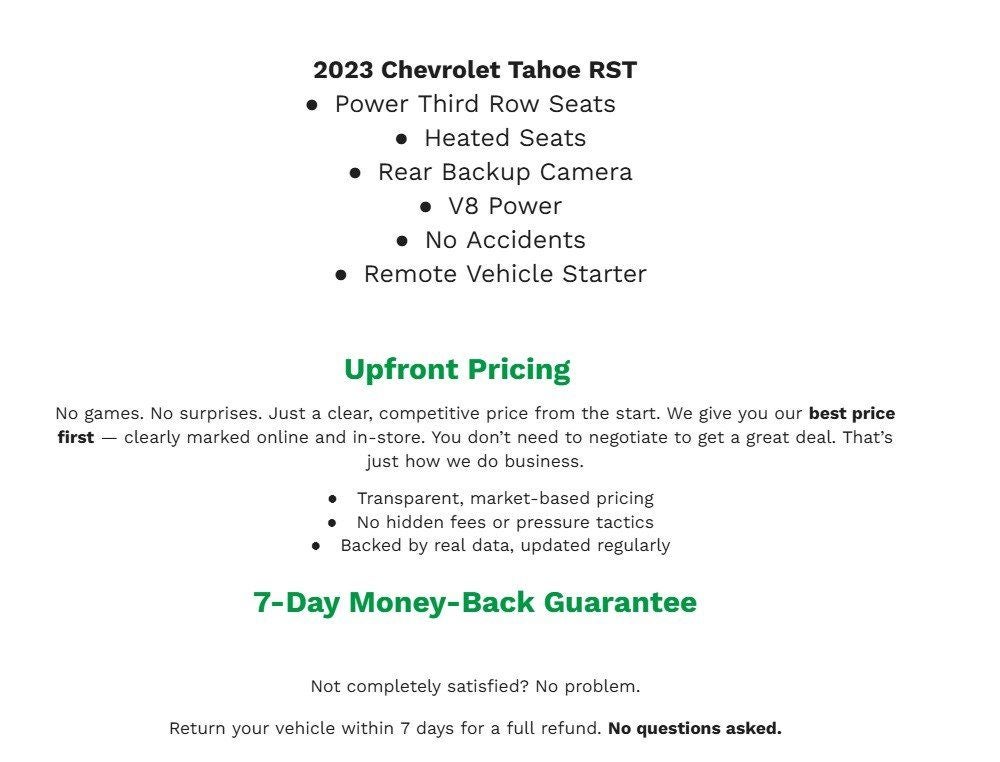 2023 Chevrolet Tahoe RST