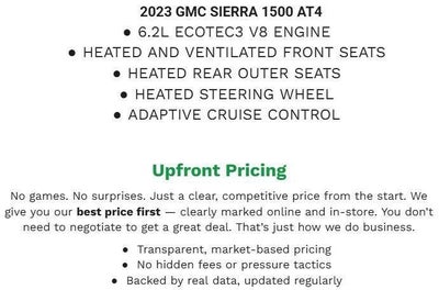 2023 GMC Sierra 1500 4WD Crew Cab 147 AT4