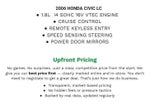 2006 Honda Civic Sdn LX AT