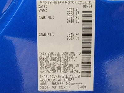 2025 Nissan Altima 2.5 SR