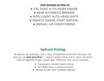2025 Nissan Altima SV FWD