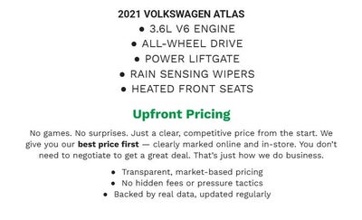 2021 Volkswagen Atlas 3.6L V6 SE w/Technology R-Line