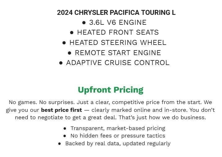2024 Chrysler Pacifica Touring L FWD