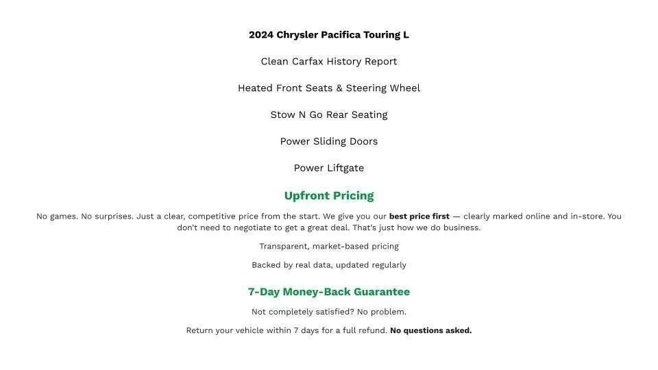 2024 Chrysler Pacifica Touring L FWD