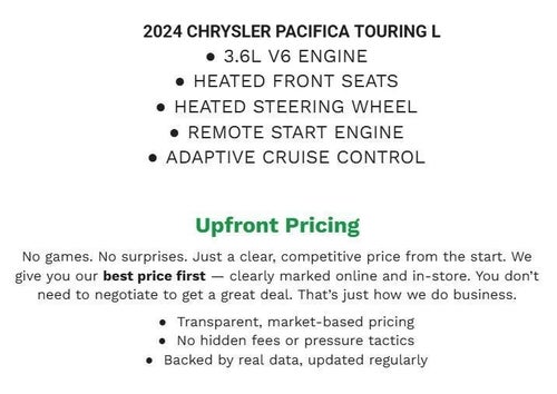 2024 Chrysler Pacifica Touring L FWD