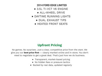 2014 Ford Edge 4dr Limited AWD