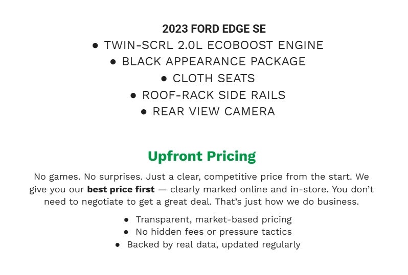 2023 Ford Edge SE