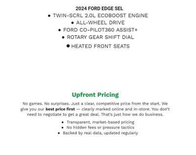 2024 Ford Edge SEL AWD
