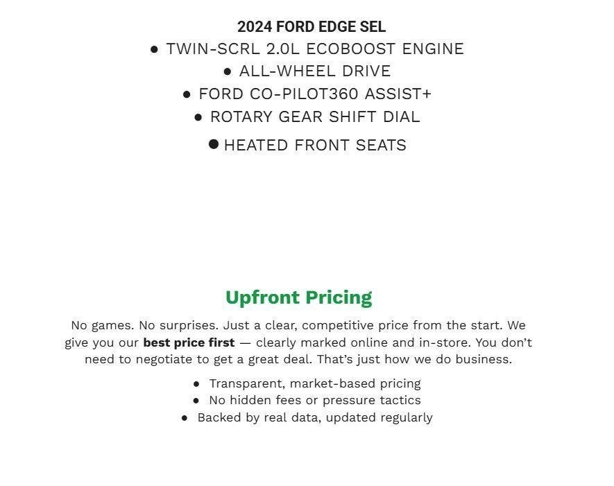 2024 Ford Edge SEL AWD