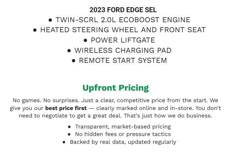2023 Ford Edge SEL