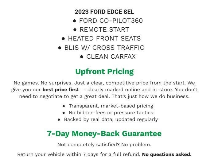 2023 Ford Edge SEL