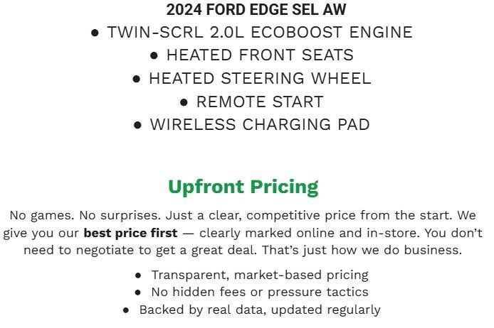 2024 Ford Edge SEL AWD