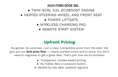 2024 Ford Edge SEL