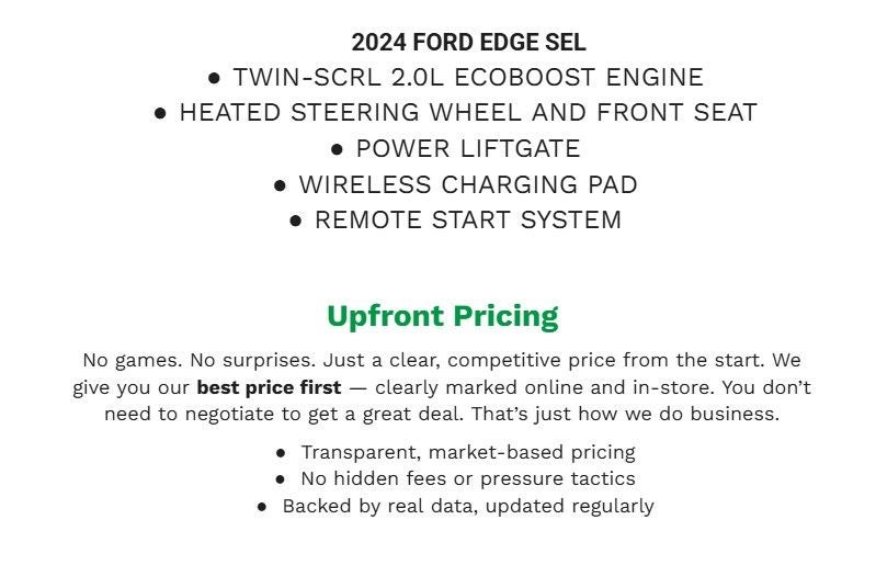 2024 Ford Edge SEL