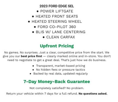 2023 Ford Edge SEL