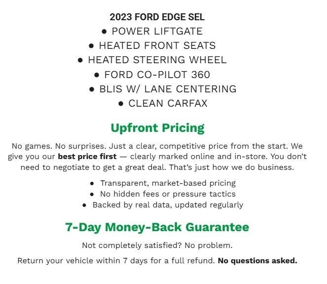 2023 Ford Edge SEL