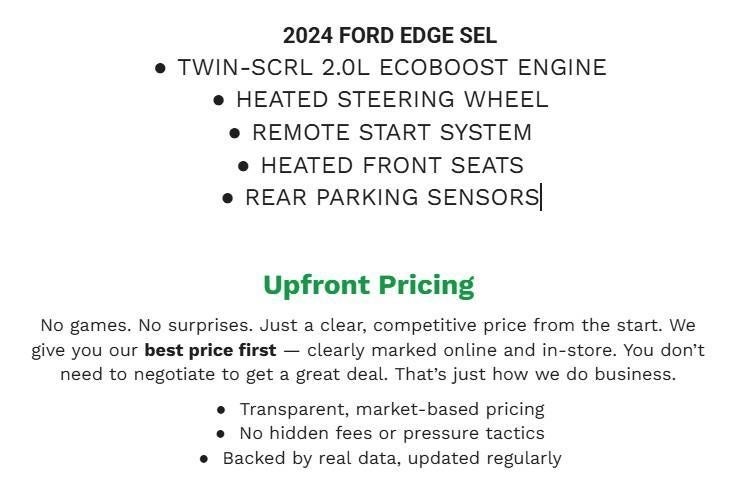 2024 Ford Edge SEL AWD