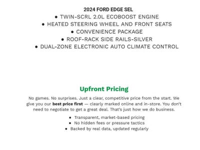 2024 Ford Edge SEL AWD