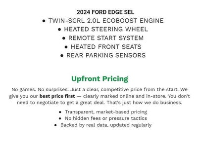 2024 Ford Edge SEL AWD