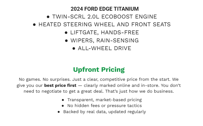 2024 Ford Edge Titanium