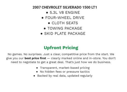 2007 Chevrolet Silverado 1500 LT LT1